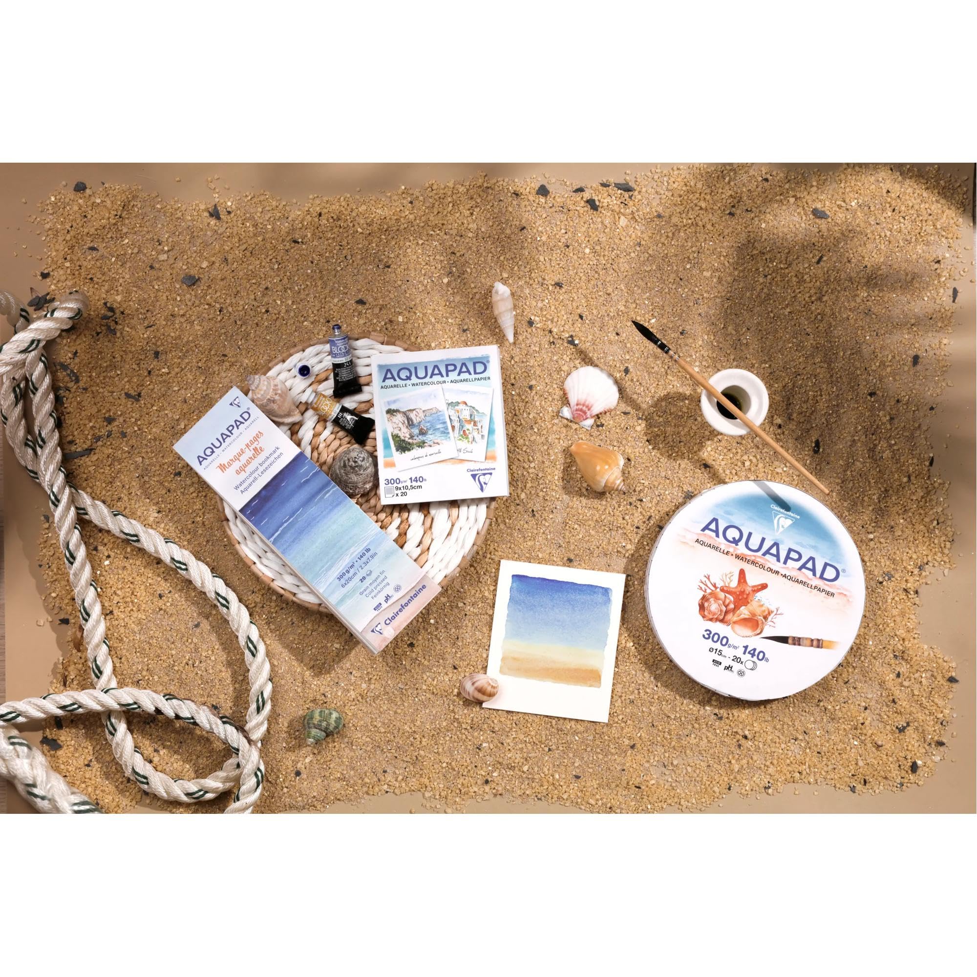clairefontaine-painton-mini-bloc-aquapad-20-feuilles-9x10-5cm-300g image 4