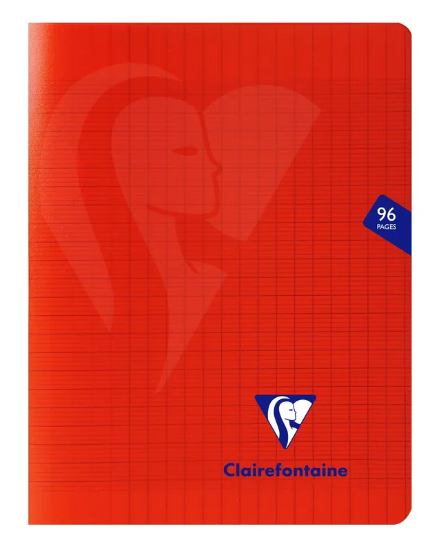 clairefontaine-1951-cahier-agraf-17x22-cm-grands-carreaux-rouge image 1