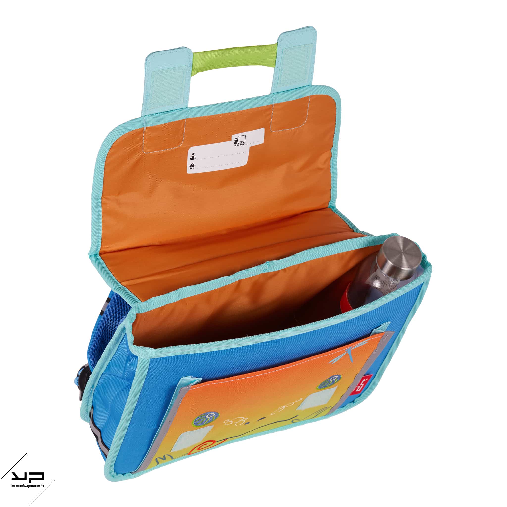 bodypack-maternelle-cartable-32-cm-recycl-cam-l-on-bleu-gar-on image 4
