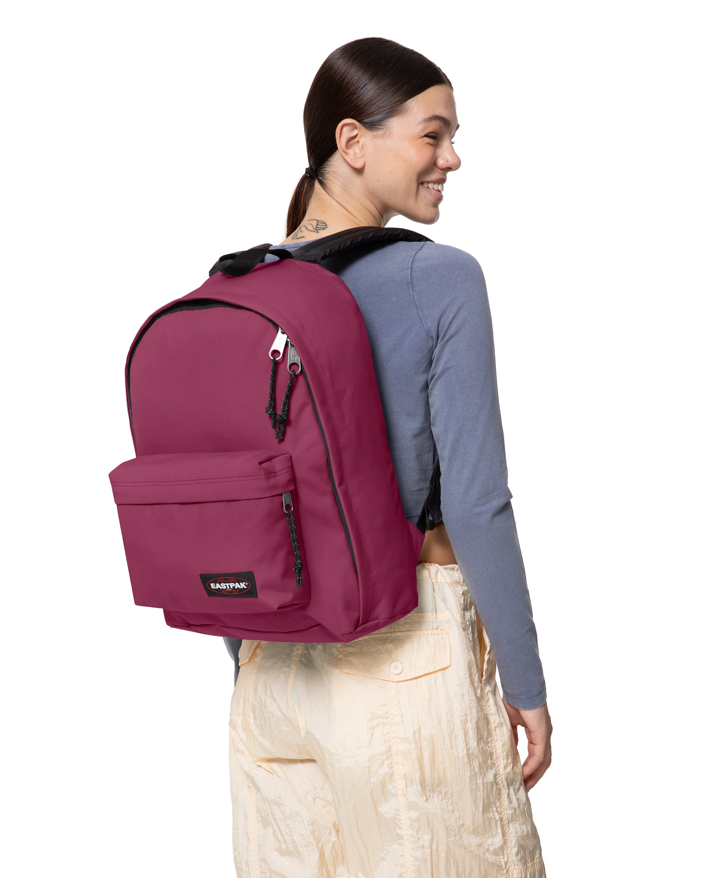 eastpak-out-of-office-sac-dos-wine-burgundy-14-pouces image 2
