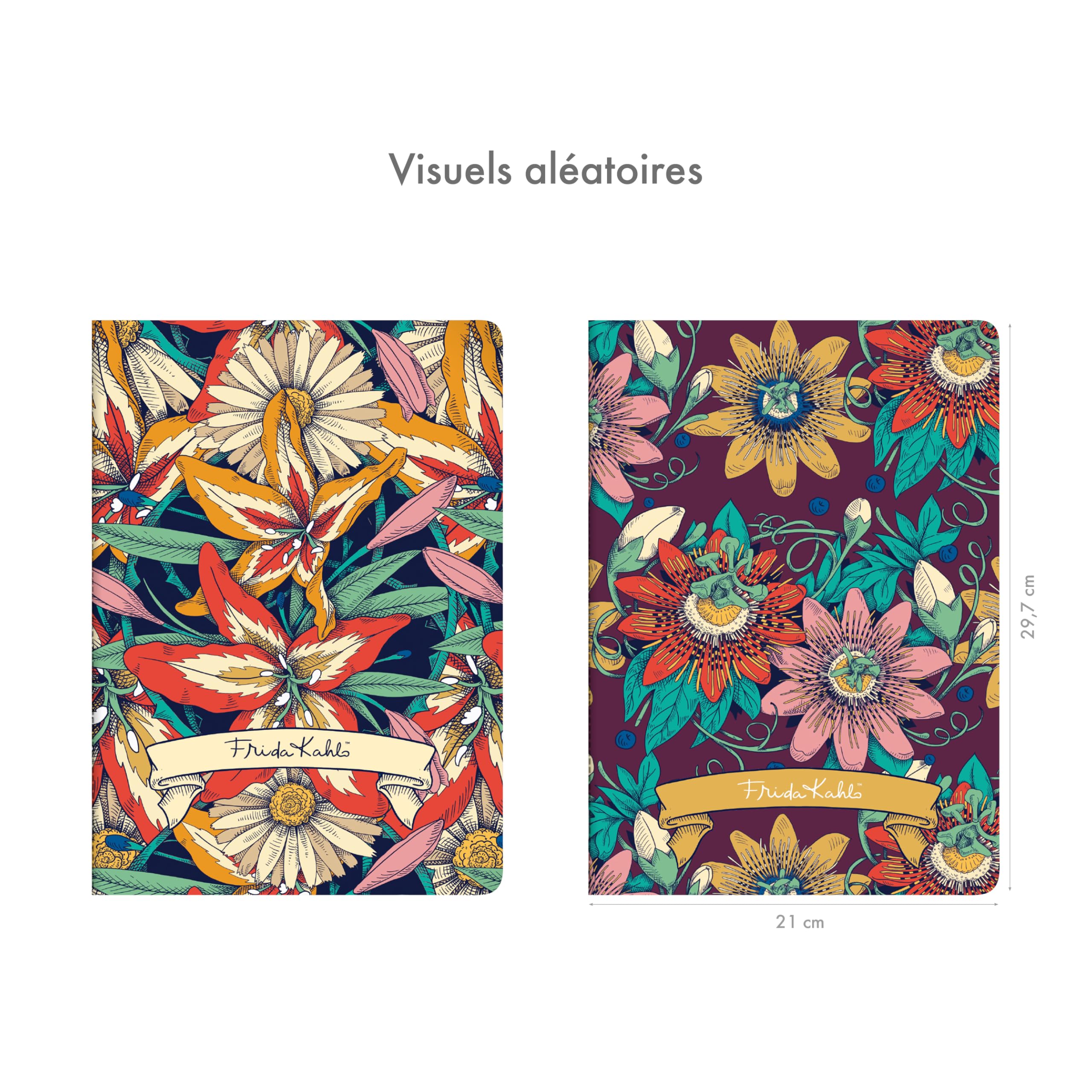 clairefontaine-frida-kahlo-116213c-cahier-a4-lign-96-pages image 2