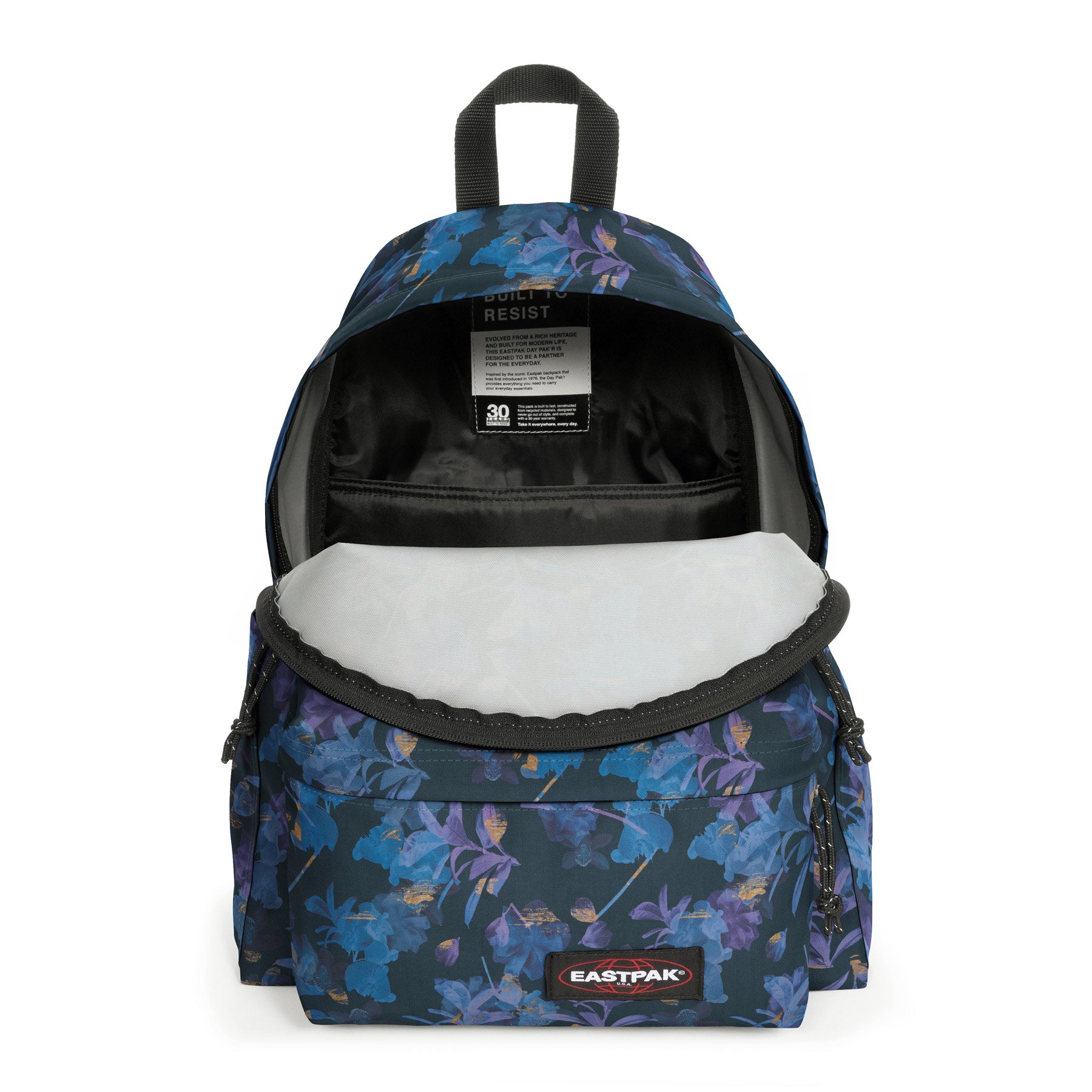 eastpak-day-pak-r-sac-dos-blue-gold-bloom-fleuri-14 image 2