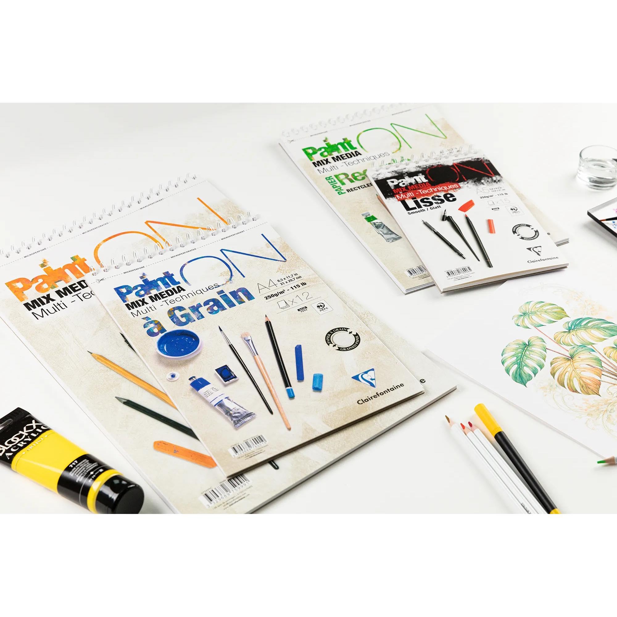 clairefontaine-painton-976007c-bloc-mix-media-a4-250g-lisse image 3