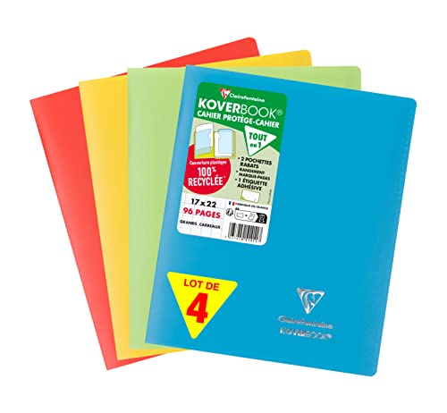 clairefontaine-koverbook-951412amzc-cahiers-17x22-recycl-lot-4 image 6