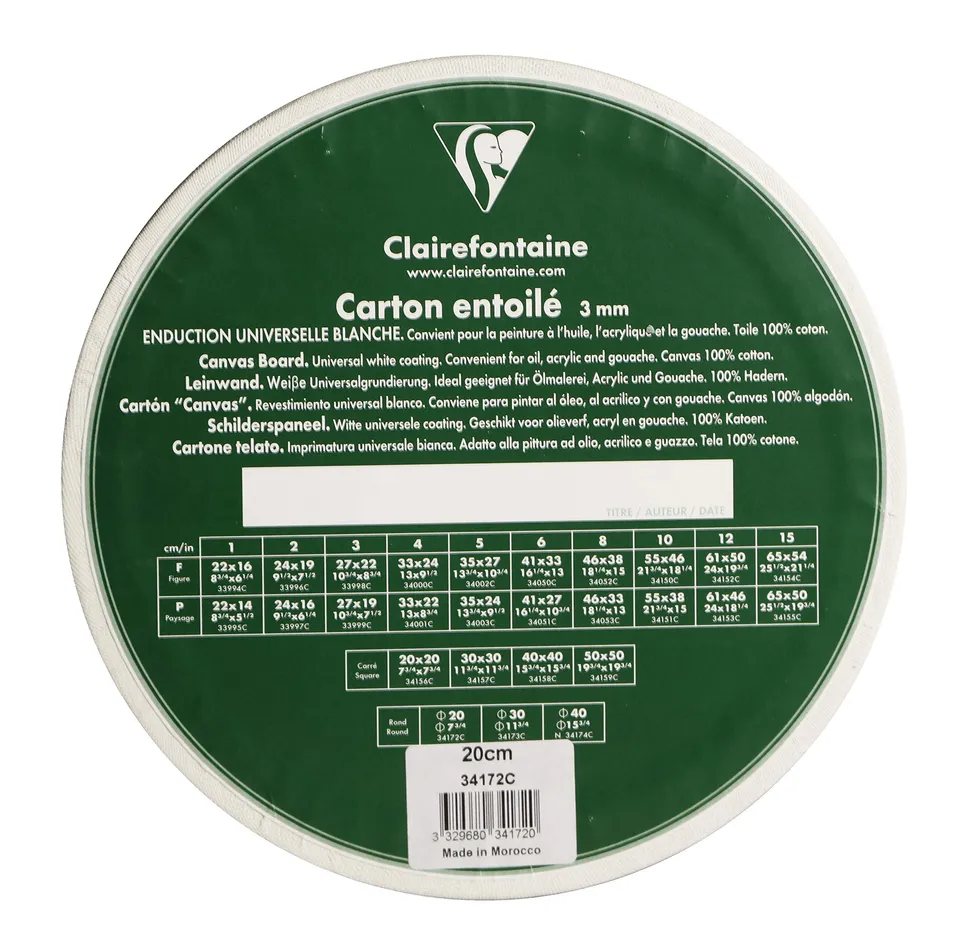 clairefontaine-painton-carton-toil-rond-20-cm-blanc image 1