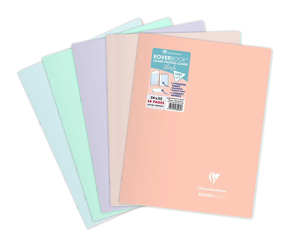 clairefontaine-koverbook-blush-cahier-24x32-48-pages-opaque-pastel image 1