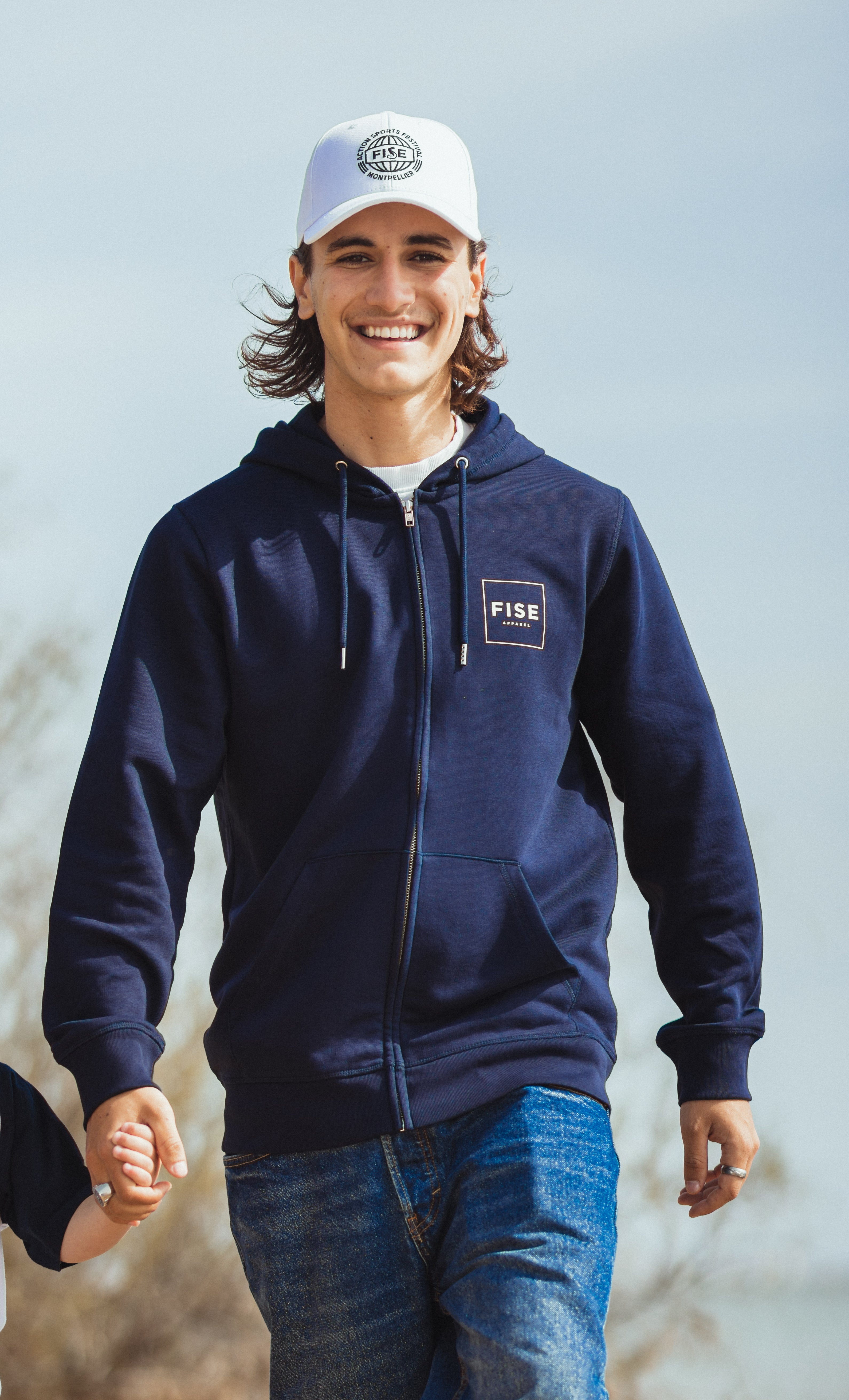 fise-basic-navy-sweat-zipp-bleu-marine image 2