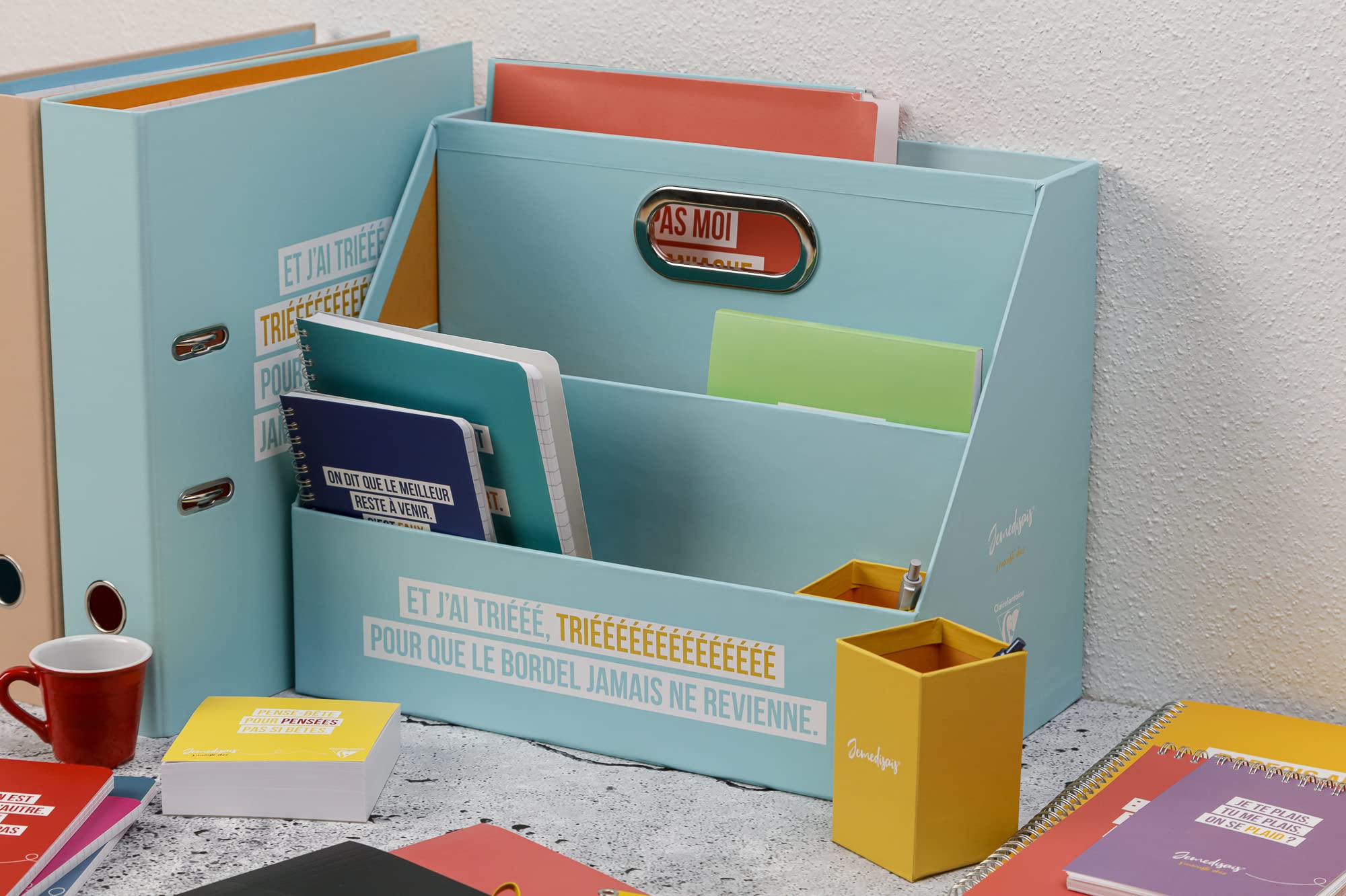 clairefontaine-jemedisais-organisateur-bureau-carton-jemedisais-35-5-cm image 7