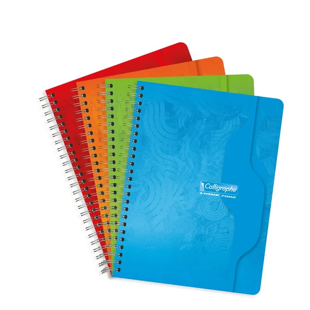 calligraphe-401c-cahier-spirale-17x22-100p-grands-carreaux-70g image 1