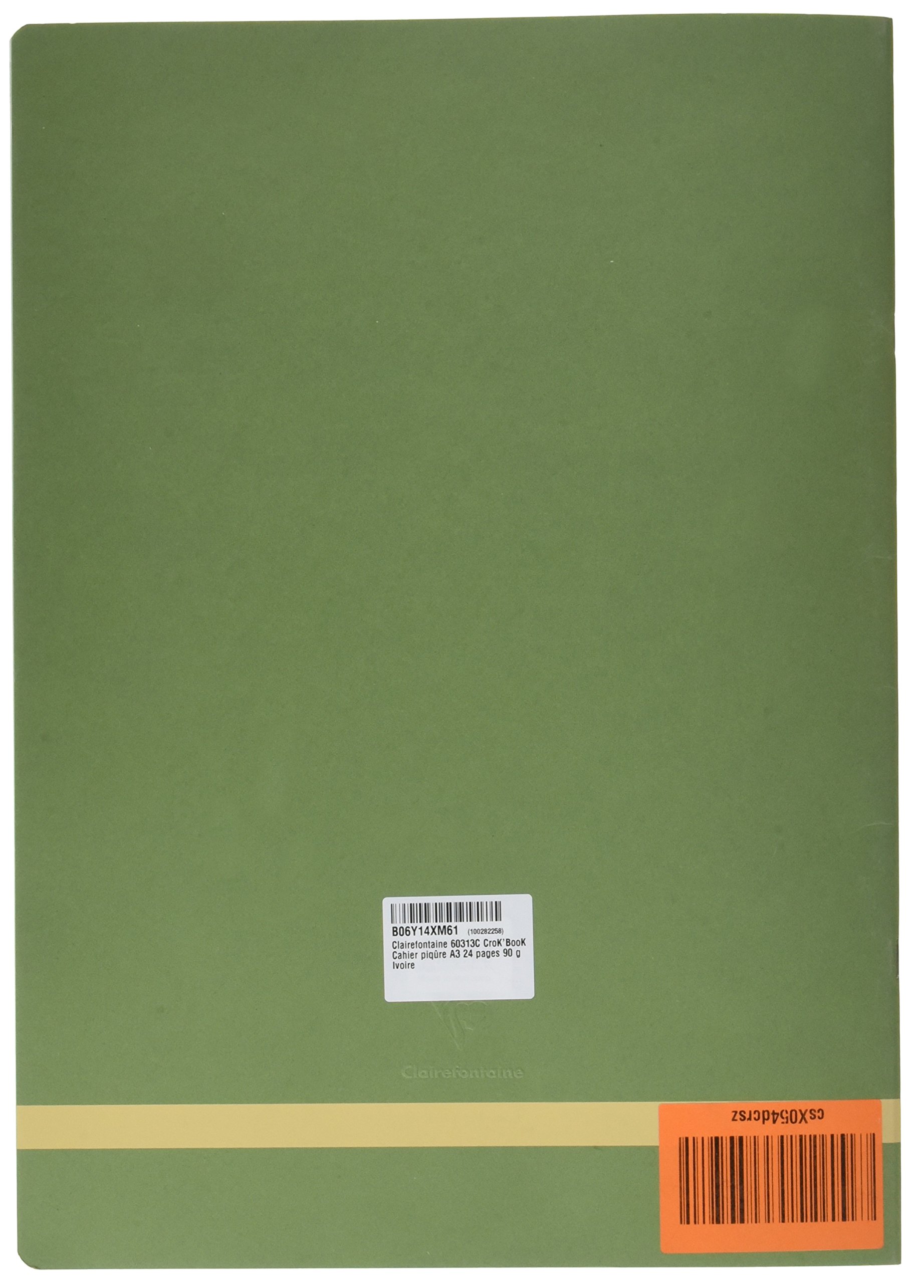 clairefontaine-crok-book-60313c-carnet-dessin-a3-ivoire-90g-24-feuilles image 2
