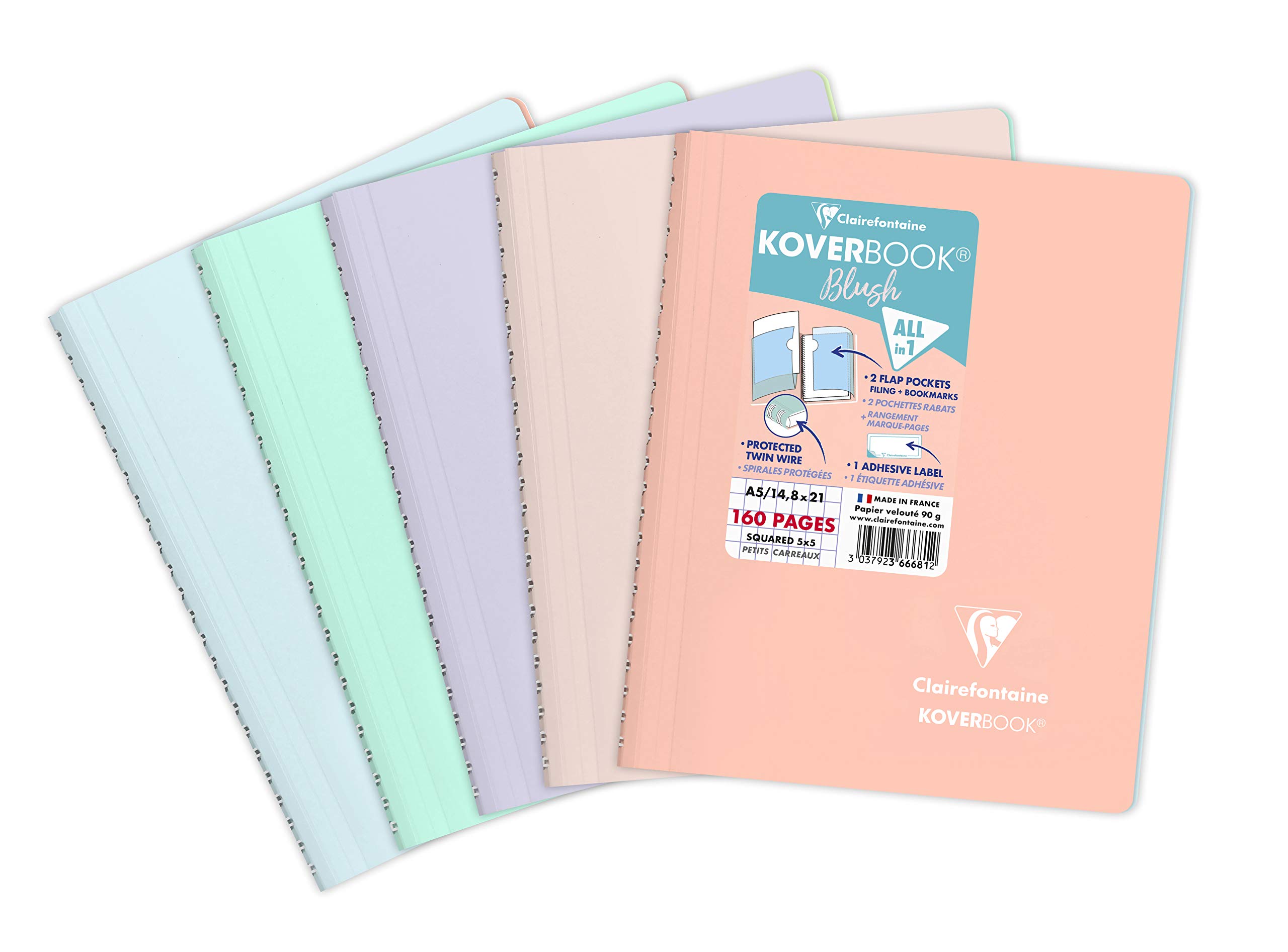 clairefontaine-koverbook-blush-366681c-carnet-a5-160-pages-carreaux image 6