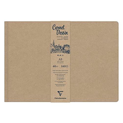 clairefontaine-painton-carnet-dessin-cousu-a5-140g-kraft image 8