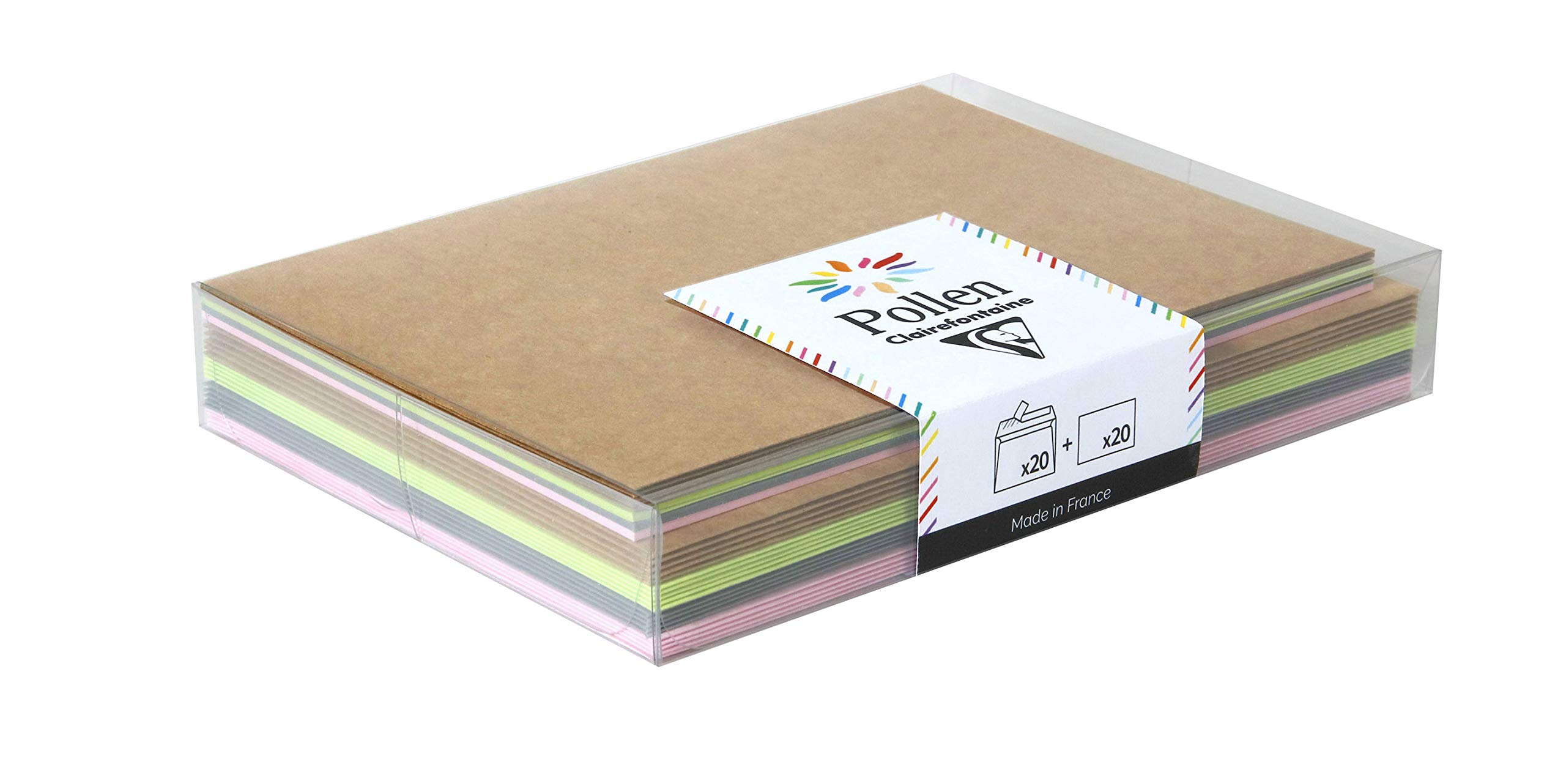 clairefontaine-pollen-20903c-coffret-cartes-enveloppes-chic-20-20 image 3