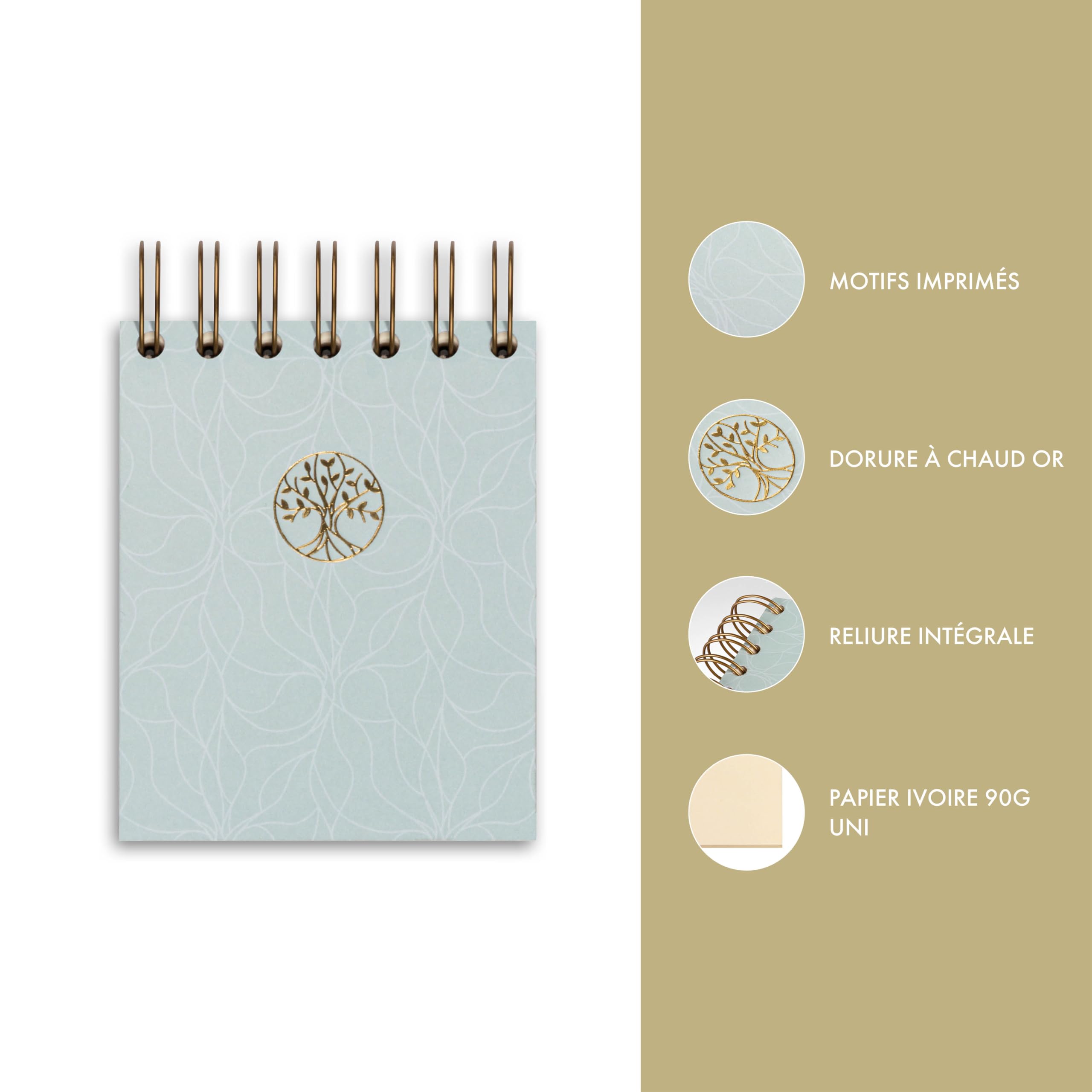 clairefontaine-inspire-116088c-bloc-notes-spirale-9x11-arbre-de-vie-160f image 3