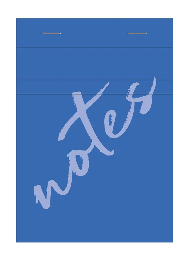 calligraphe-bloc-notes-a6-100-feuilles-petits-carreaux-bleu image 1