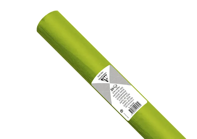 clairefontaine-tulip-papier-de-soie-vert-pomme-24-feuilles-50x75 image 1