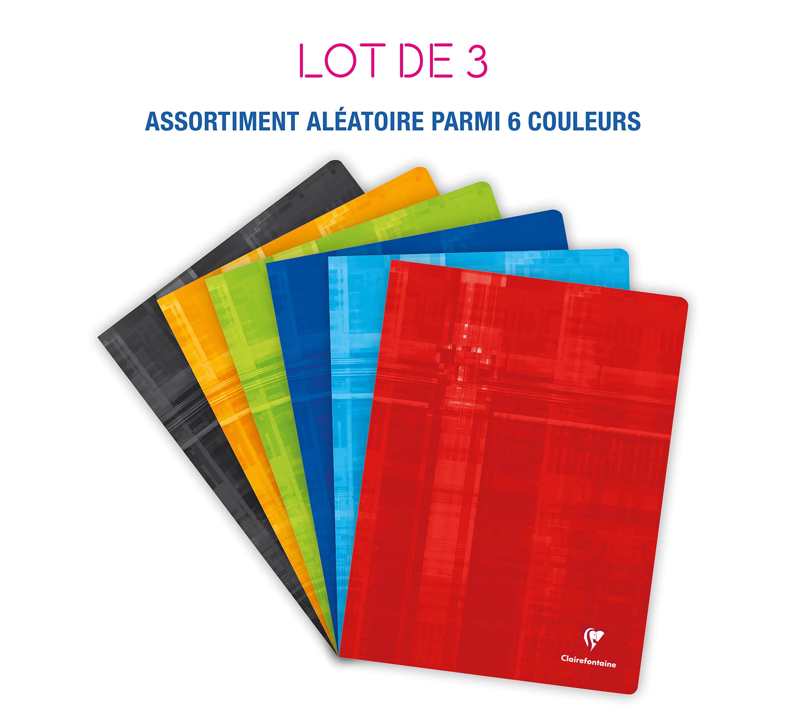 clairefontaine-1951-cahier-24x32-lot-de-3-petits-carreaux-90g image 2