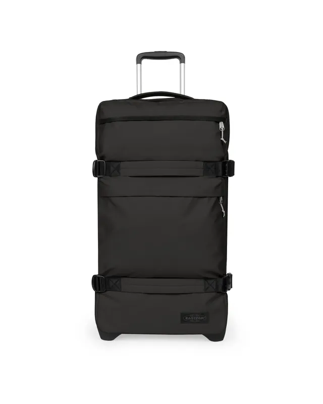 eastpak-transit-r-plus-l-valise-souple-noire-grand-2-roues-tsa image 1