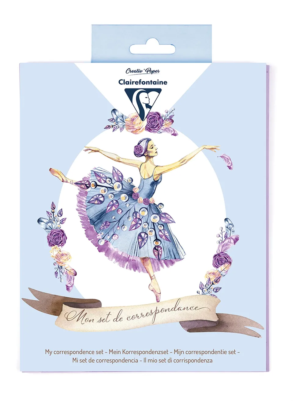 clairefontaine-pollen-20042c-set-correspondance-ballerine image 1