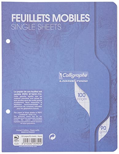clairefontaine-calligraphe-feuillets-17x22-grands-carreaux-100-pages image 5