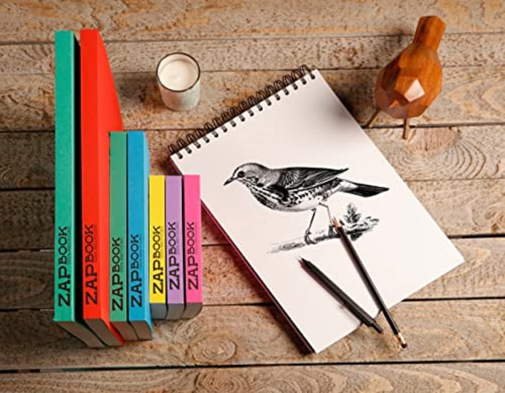 clairefontaine-forever-zap-book-8363c-bloc-croquis-a4-noir-160-feuilles image 2