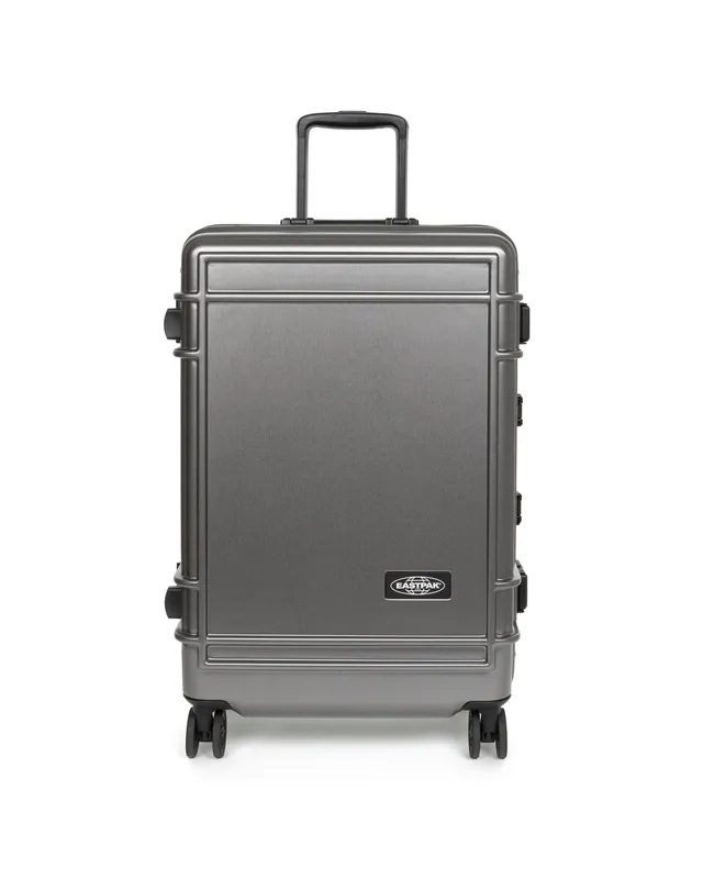 eastpak-resist-r-case-l-valise-rigide-grande-brushed-metal image 1