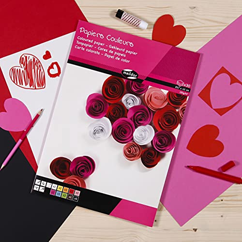 clairefontaine-back-to-basics-bloc-papier-couleur-a3-30-feuilles-assorties-120g image 8