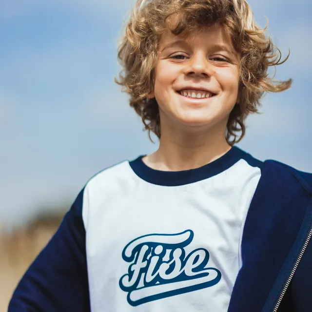 fise-raglan-kids-t-shirt-bleu-marine-7-8-ans image 1