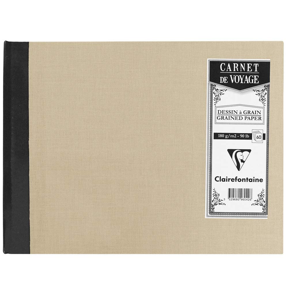 clairefontaine-painton-96042c-carnet-dessin-gris-a5-180g-120-pages image 1