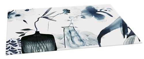 clairefontaine-inkebana-115939c-sous-main-bureau-floral-bleu-60x40 image 7