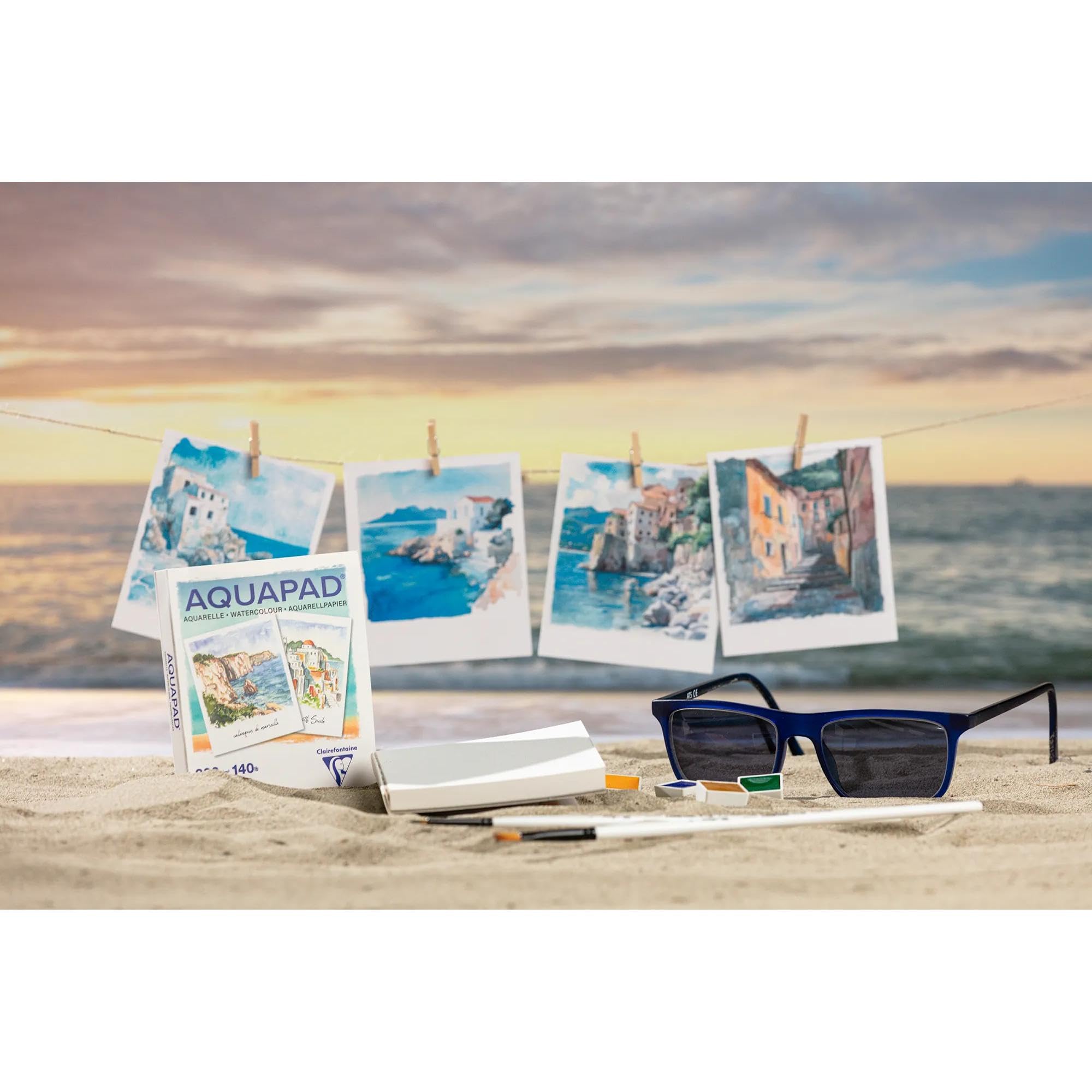 clairefontaine-painton-mini-bloc-aquapad-20-feuilles-9x10-5cm-300g image 6