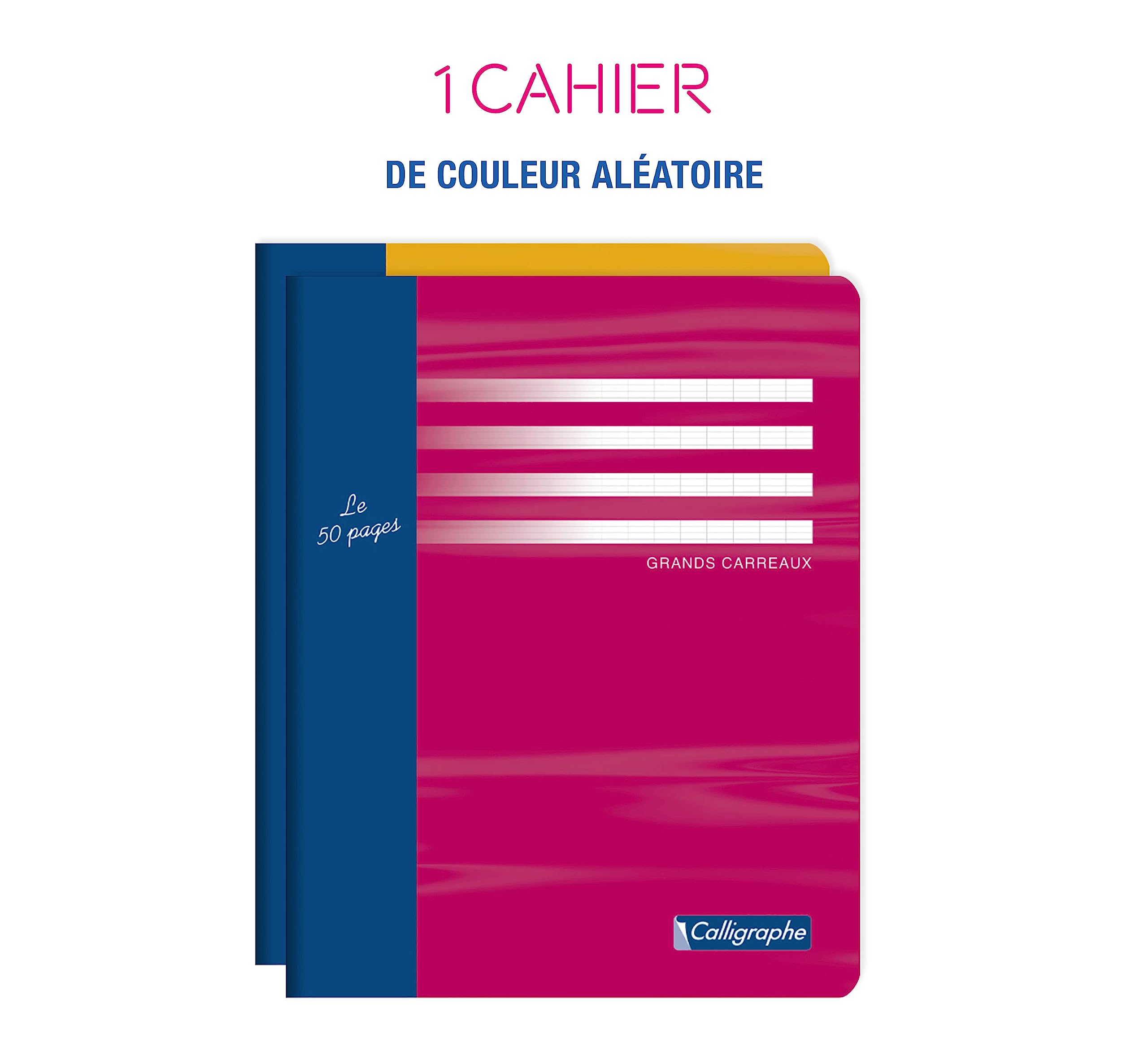 clairefontaine-calligraphe-5412c-cahier-17x22cm-48p-grands-carreaux image 2