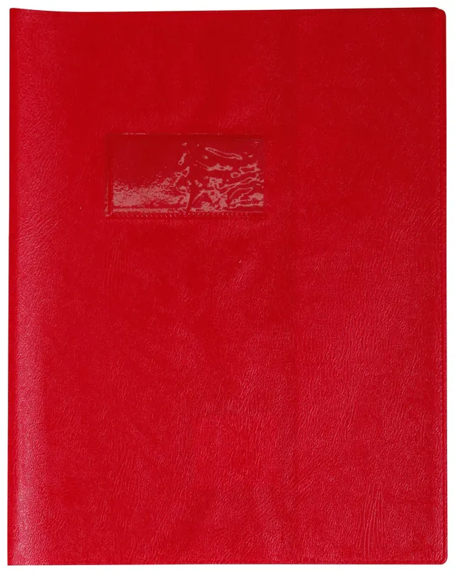 calligraphe-72003amzc-prot-ge-cahier-17x22-rouge-groseille-pvc image 1