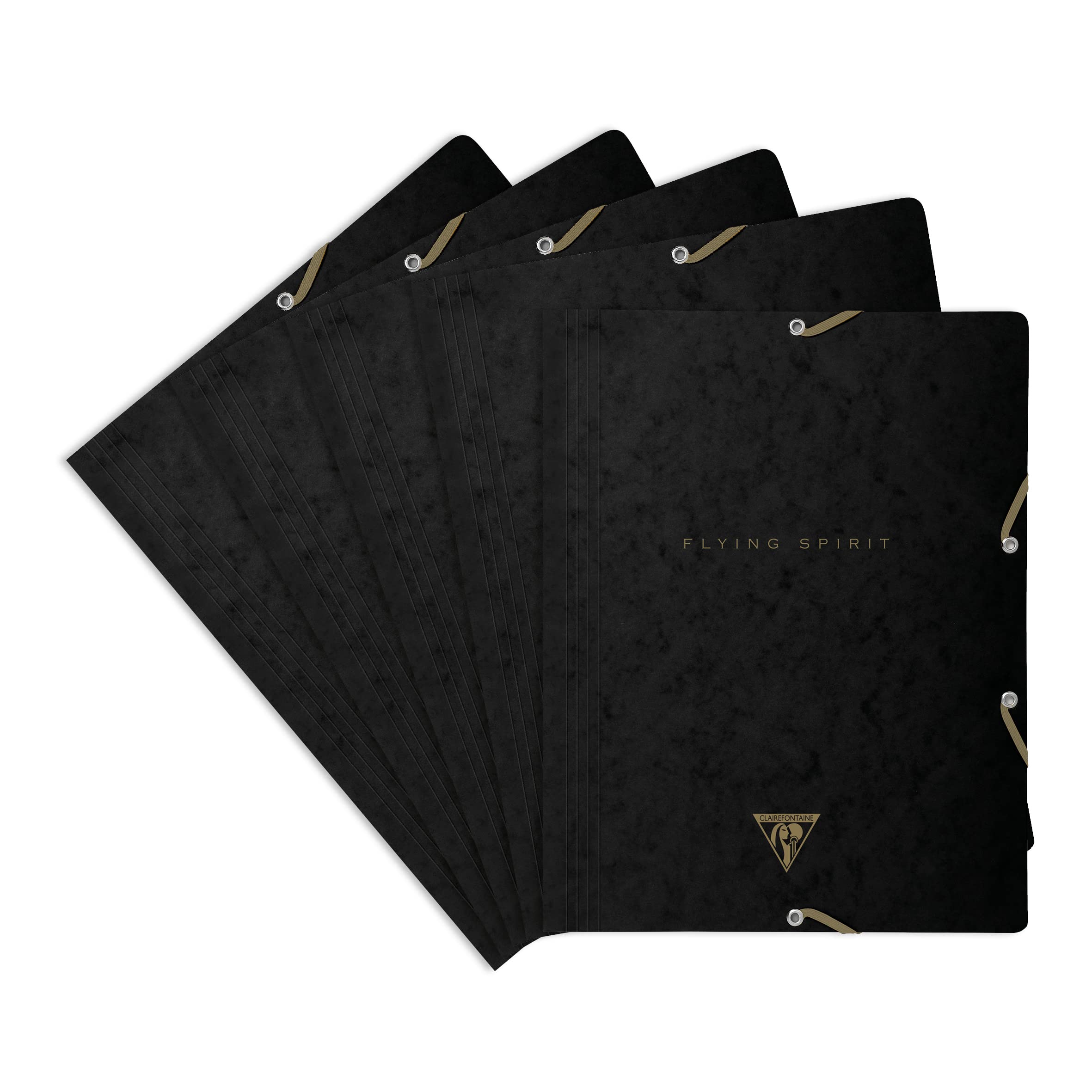clairefontaine-flying-spirit-102514c-chemises-lot-5-noires image 1
