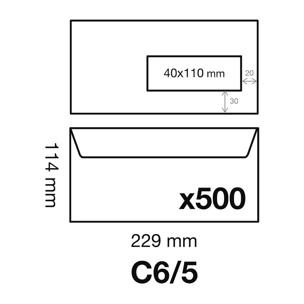 clairefontaine-triomphe-10619c-enveloppes-c6-5-fen-tre-bo-te-500-80g image 3