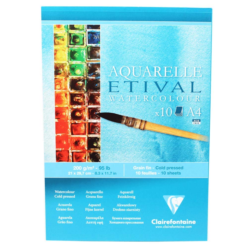 clairefontaine-etival-bloc-papier-aquarelle-a3-200g-10-feuilles-grain-fin image 7