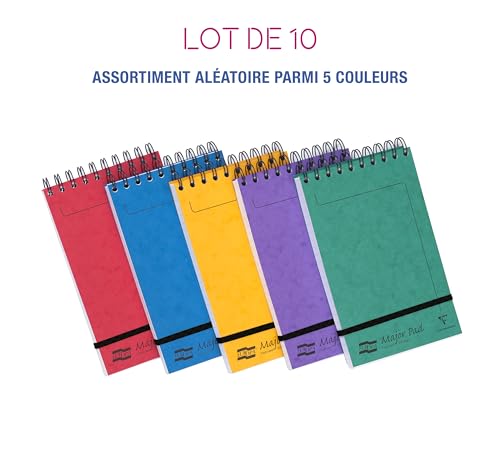 clairefontaine-europa-lot-10-blocs-major-pad-lign-12-7x20-7cm image 8