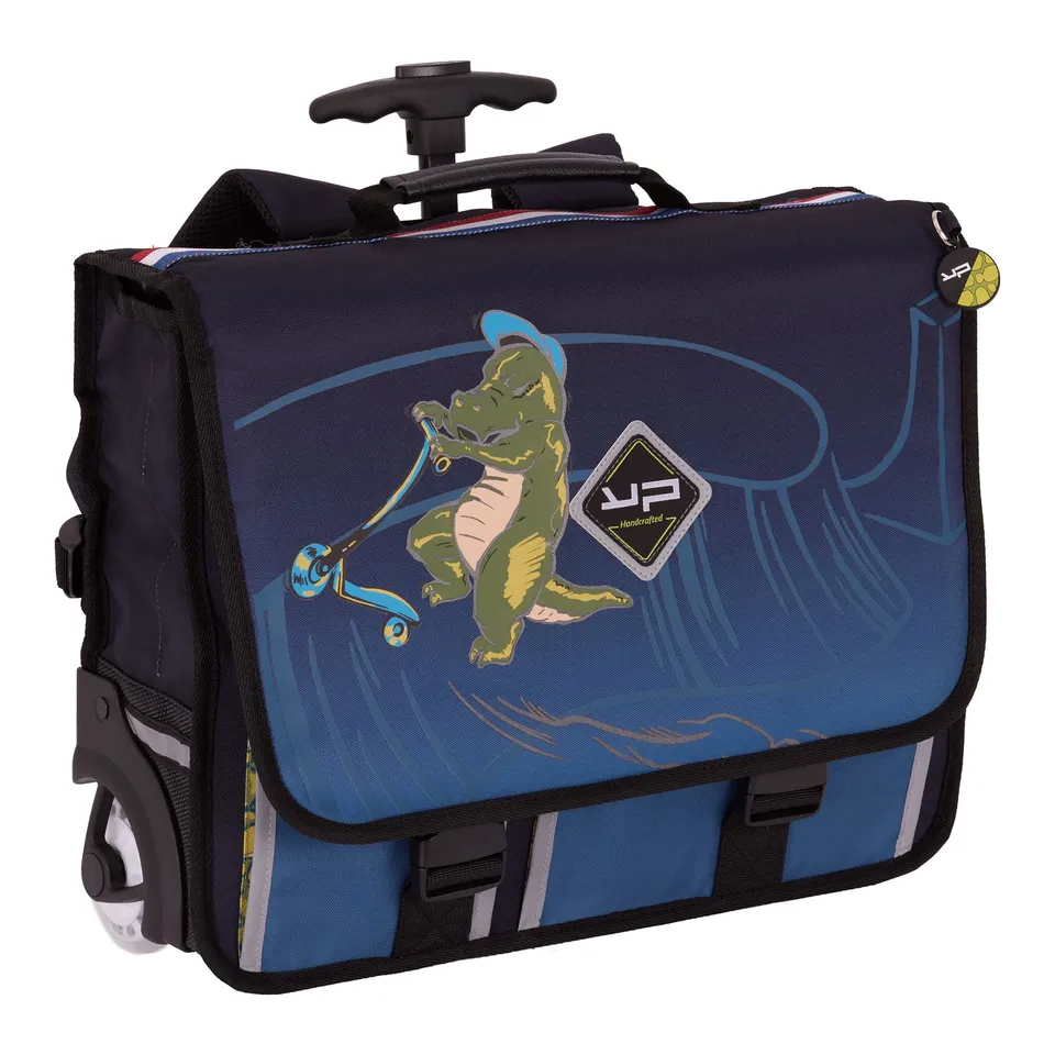 bodypack-primaire-cartable-41-cm-roulettes-dino-gris-gar-on image 1