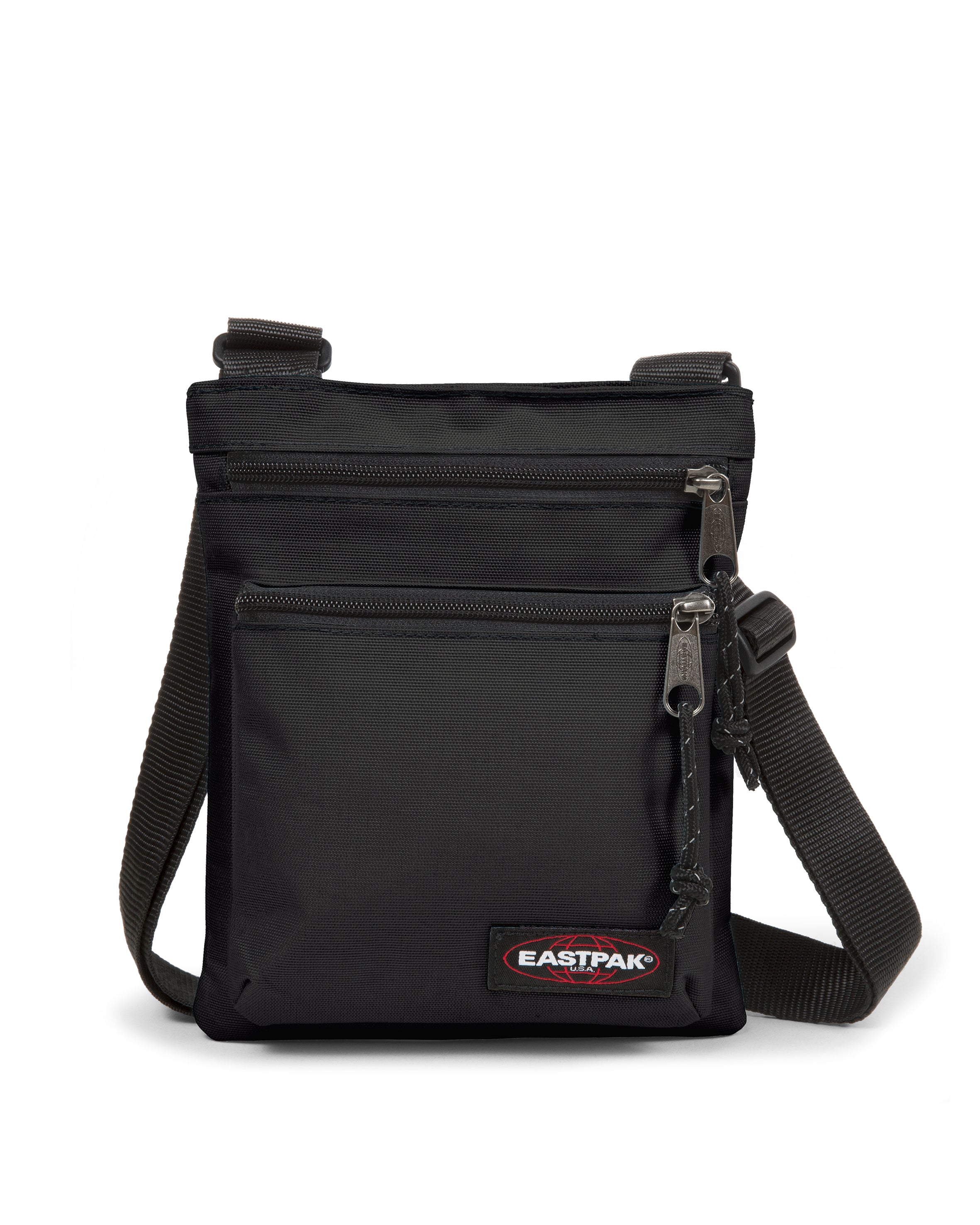 eastpak-rusher-sac-bandouli-re-black-petit-100-nylon image 1