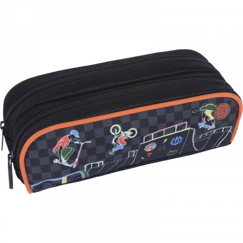 fise-action-sports-trousse-ronde-park-damier-noir image 2