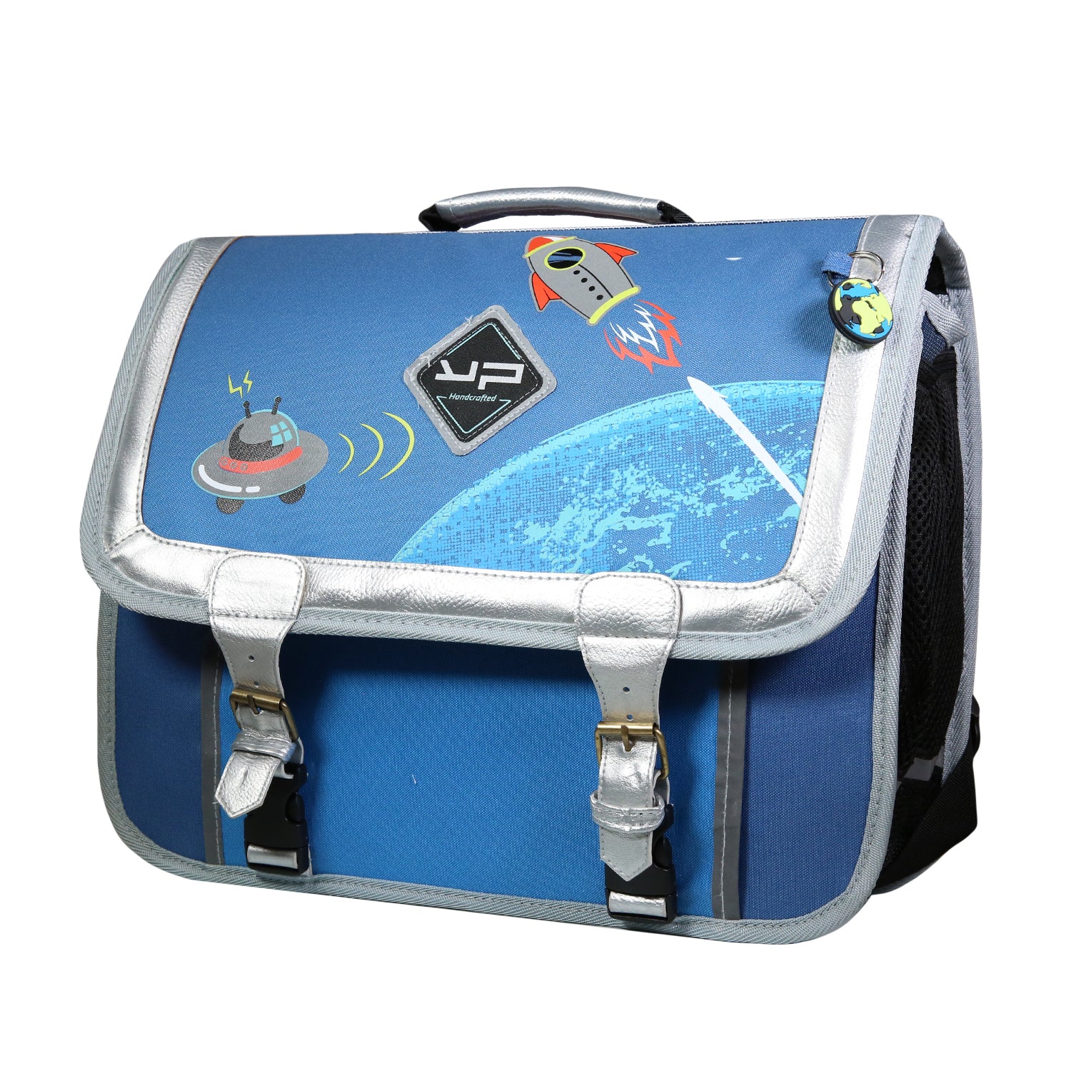bodypack-objectif-lune-cartable-38-cm-recycl-primaire-bleu image 2