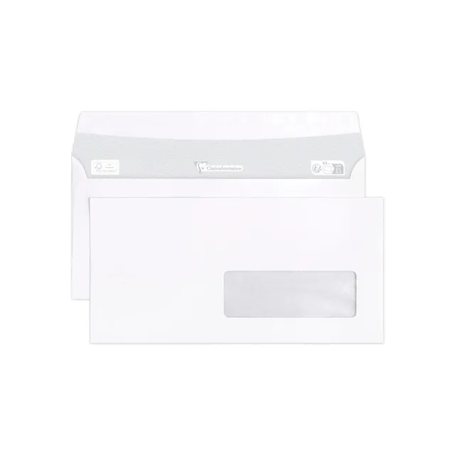 clairefontaine-triomphe-enveloppes-fen-tre-35x100-dl-90g-x500 image 1
