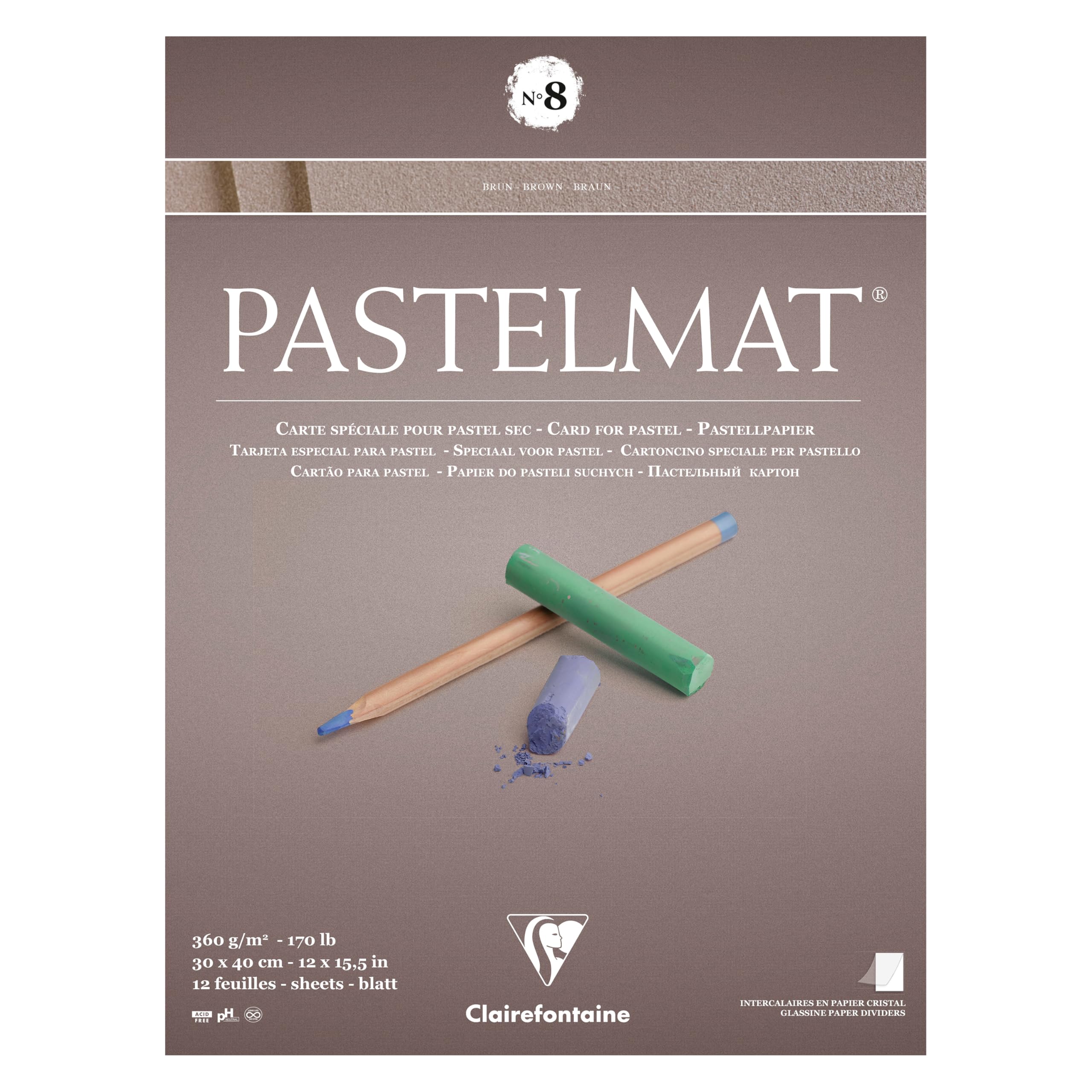 clairefontaine-pastelmat-n-9-bloc-pastel-24x30cm-12-feuilles image 3