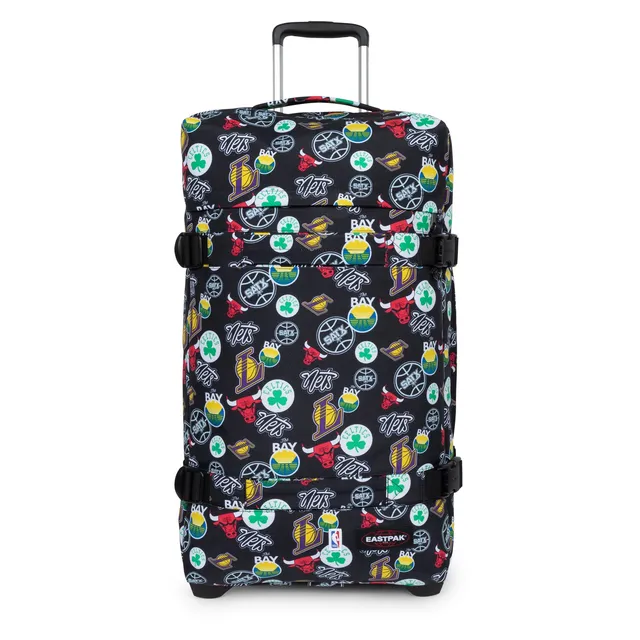 eastpak-transit-r-l-valise-nba-team-pattern-noire-tsa image 1