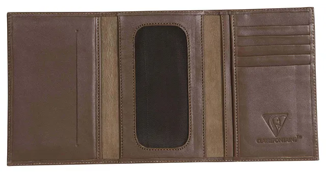 clairefontaine-age-bag-410086c-porte-papiers-cuir-camel image 1