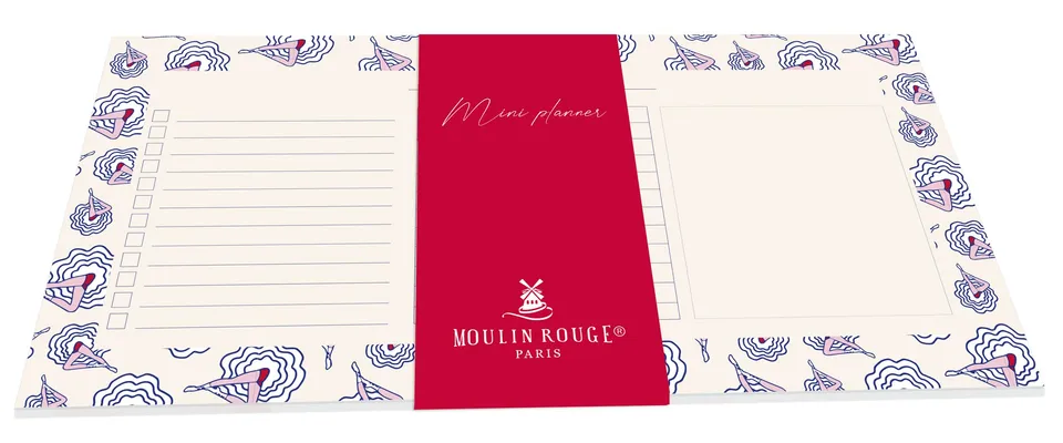 clairefontaine-moulin-rouge-812444c-mini-planner-24x12cm-50f image 1