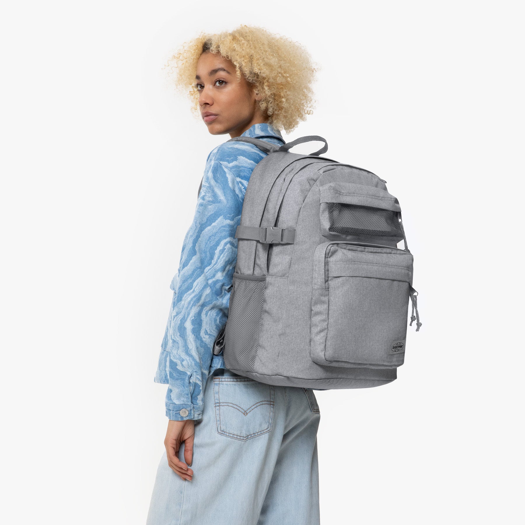 eastpak-dbl-pro-sac-dos-sunday-grey-grand-ordinateur image 2