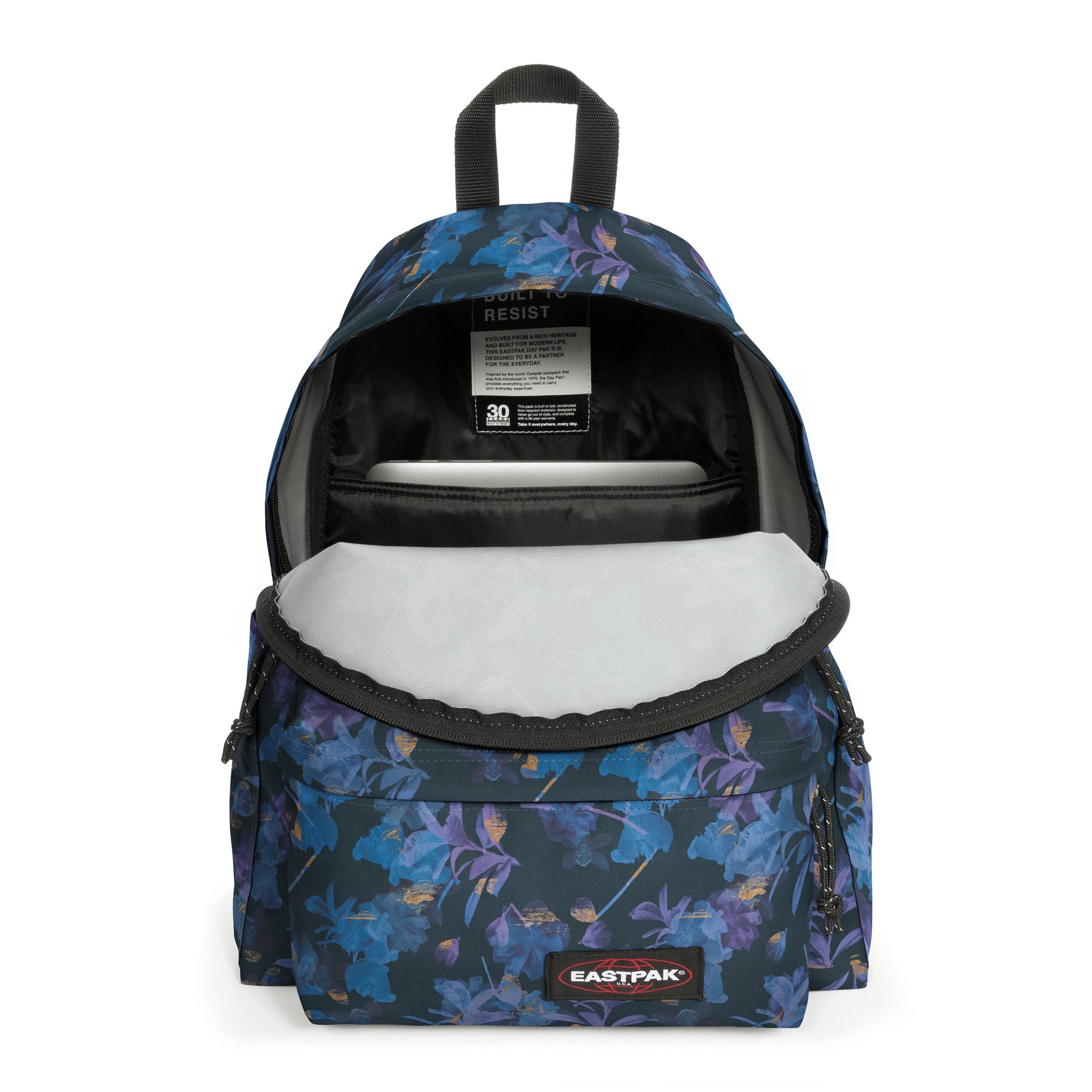 eastpak-day-pak-r-sac-dos-blue-gold-bloom-fleuri-14 image 5