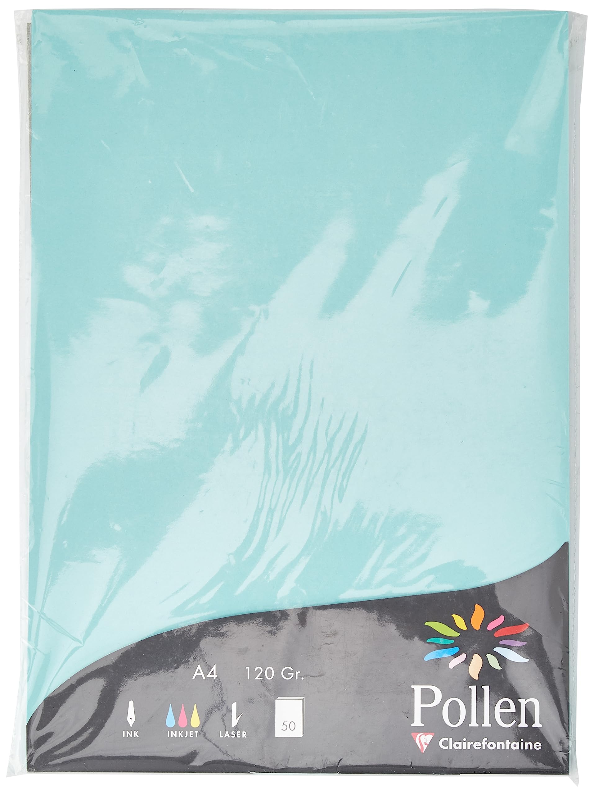 clairefontaine-pollen-feuilles-a4-120g-kraft-lot-de-50-lisse image 6