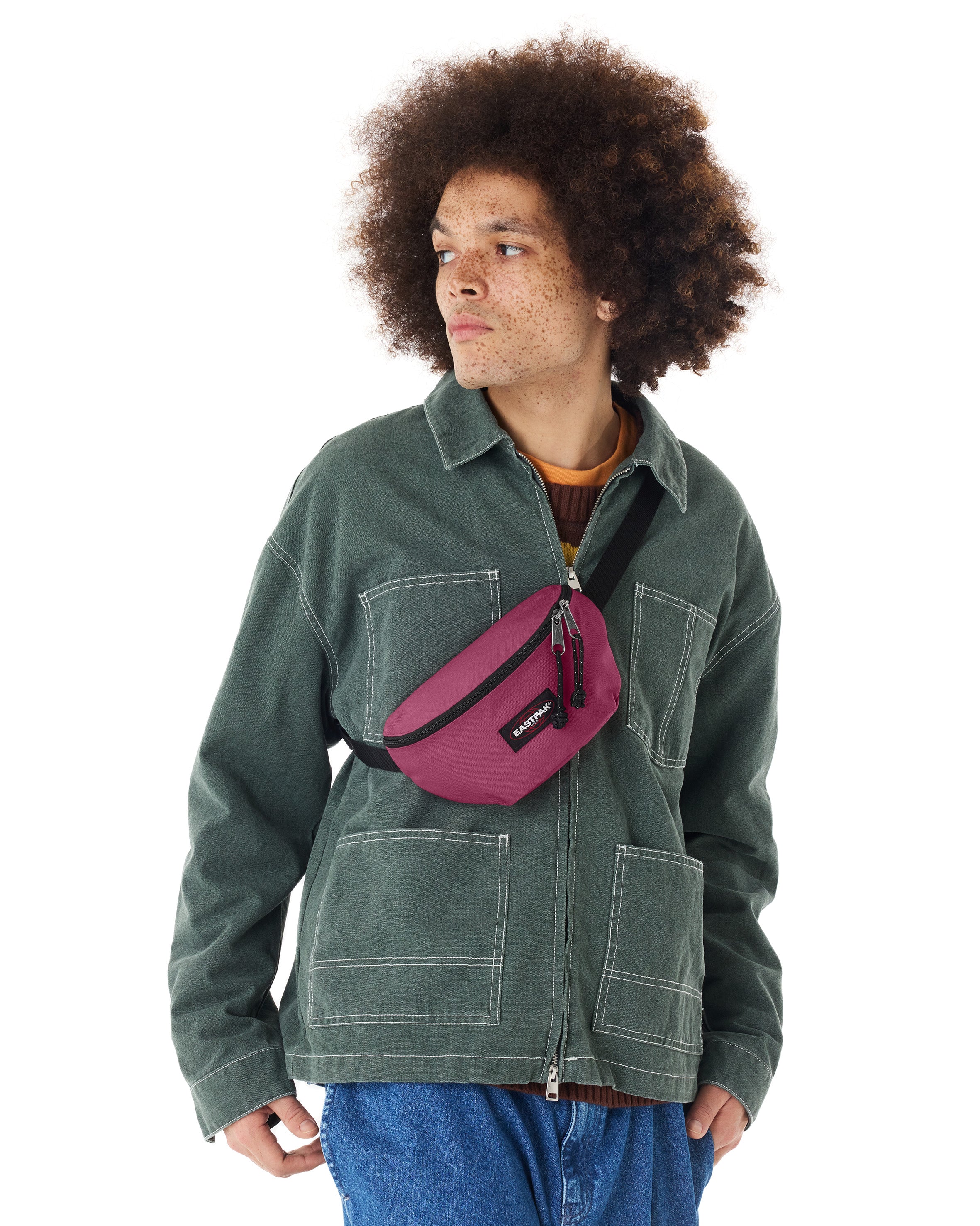 eastpak-springer-sac-banane-wine-burgundy-petit-nylon image 7